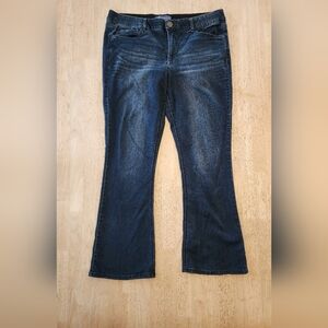 Democracy Kathryn Ab Solution Itty Bitty Bootcut Jean Size 16